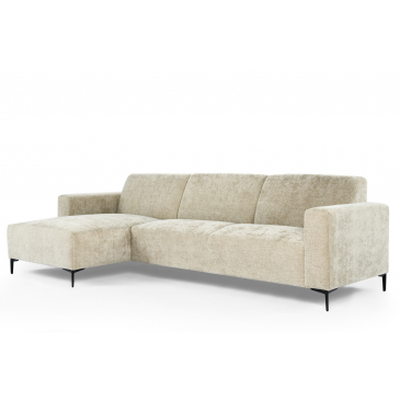 3-zits Hoekbank Links  Rowan Taupe - Giga Meubel