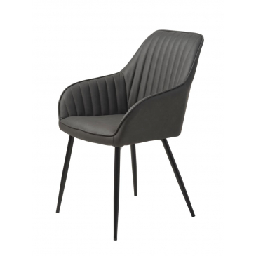 Eetkamerstoel Melfort Met Armleuning Pu  - Giga Living