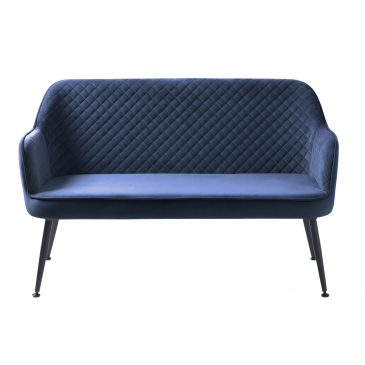 Lounge Bank Berrie Blauw Velvet - Giga Living