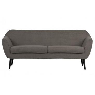 Woood Rocco Sofa 187cm Teddy Mud
