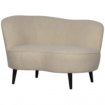 Woood Lounge Fauteuil Sara Links Teddy Off White
