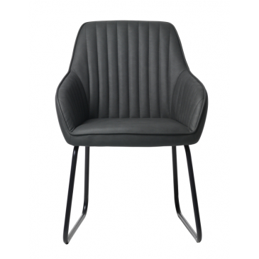 Eetkamerstoel Brooks Met Armleuning Pu - Giga Living