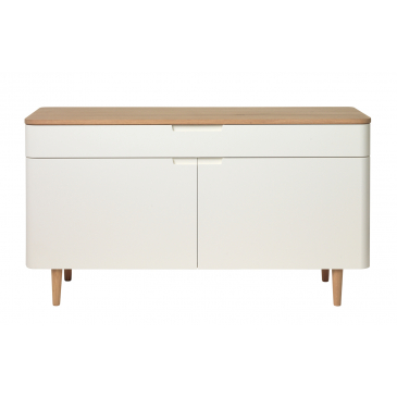 Dressoir Amalfi Naturel/Wit 140cm - Giga Living