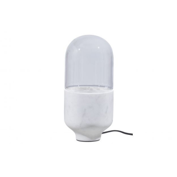 Woood Asel Tafellamp Marmer Glas Off White