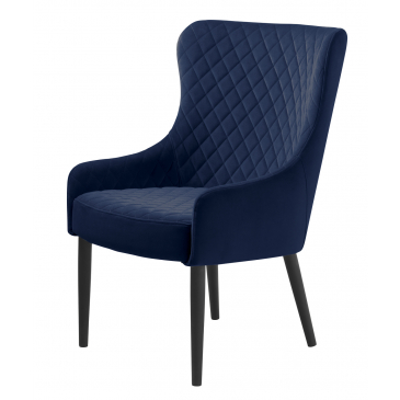 Fauteuil Ottowa Blauw Velvet - Giga Living