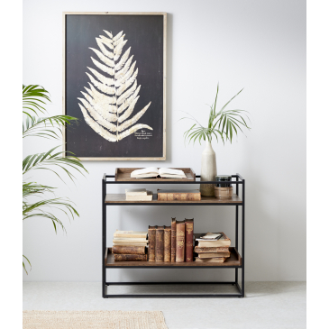 Sidetable Rivoli Smoked W90 cm - Giga Living