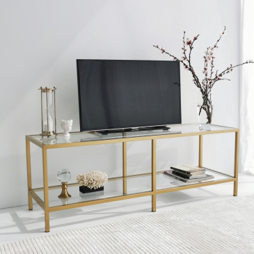 Tv-Meubel Brisbane Glas Goud