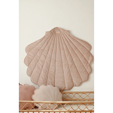 Moi Mili Velvet Schelp Speelmat Powder Pink