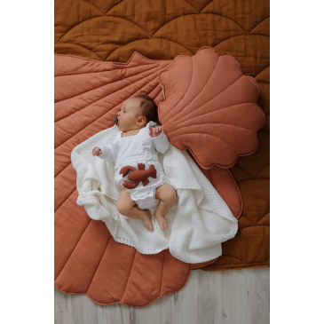 Moi Mili Velvet Schelp Speelmat Papaya