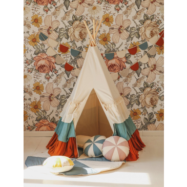 Moi Mili Luxe Tipi Speeltent Met Franje & Circus Speelmat Circus