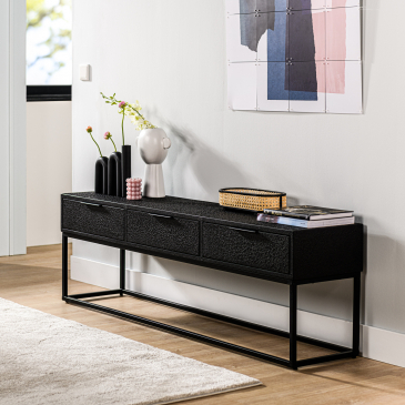 Tv-meubel 160cm Lava Zwart - Giga Meubel