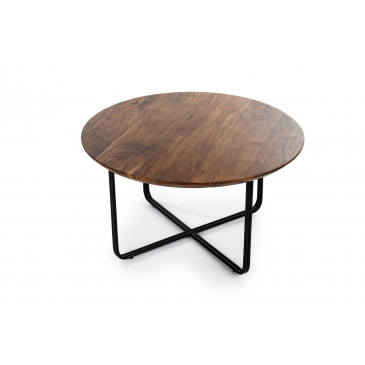 Salontafel Misty Rond Bruin 75cm - Giga Meubel