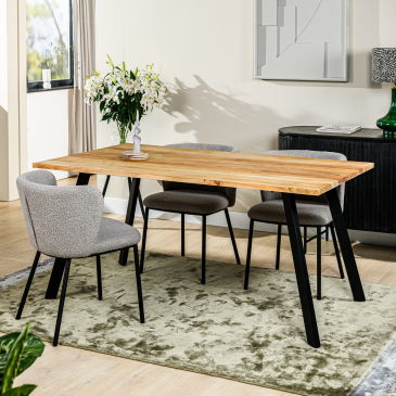 Eetkamertafel Adriaan 160x90cm Acacia Pure - Giga Meubel