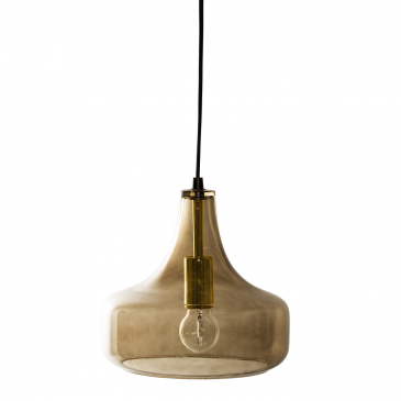 Bloomingville Yuser Hanglamp Bruin Glas