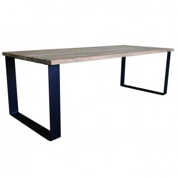 PTMD Tafel Oakly Grijs Rechthoekig 200Cm