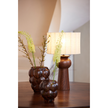 Light & Living Lampvoet Baglio Mangohout Roodbruin 35cm