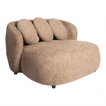 PTMD Loveseat Aphrodite Taupe