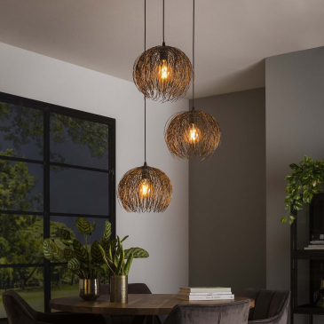 Hanglamp 3L Beach Getrapt - Giga Meubel