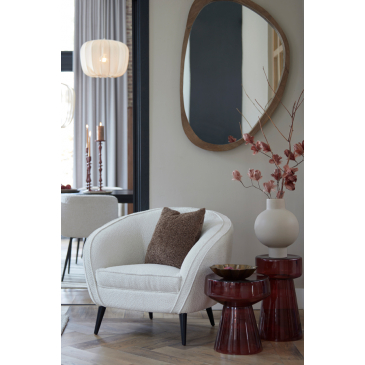 Light & Living Spiegel Sonora Mat Donkerbruin 120x80cm