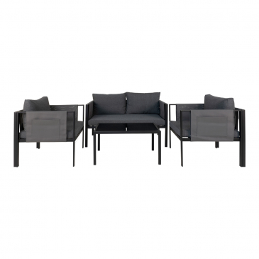 House Nordic Loungeset Nice Zwart