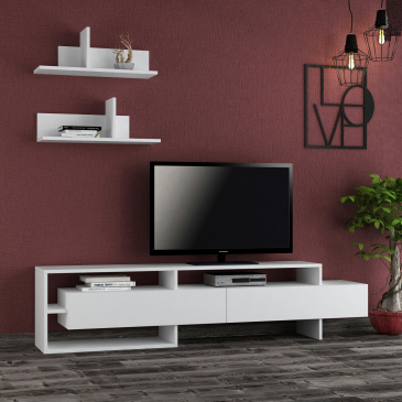 Tv-Meubel Gara Melamine Wit