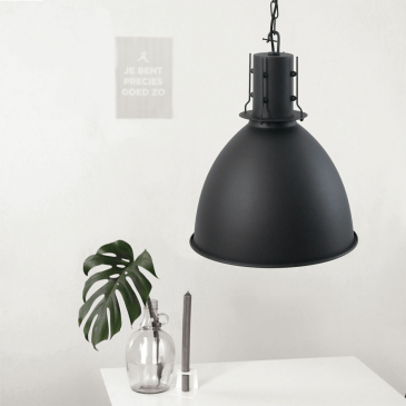 Steinhauer Hanglamp Espen Zwart Ø42cm