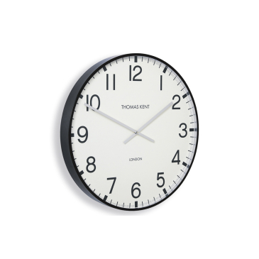 Klok Rond Clocksmith Wit/Zwart Ø30cm