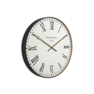 Klok Clocksmith Rc Wit/Zwart Ø40cm