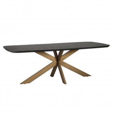 Richmond Eettafel Cambon 235cm Deens Ovaal Dark Coffee