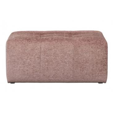 BePureHome Caleidoscoop Poef Structure Velvet Blush