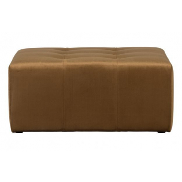 BePureHome Caleidoscoop Poef Velvet Honey Yellow