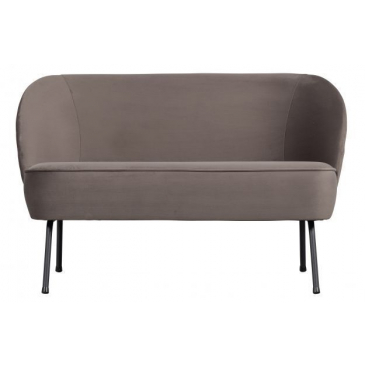BePureHome Vogue 2-Zits Bankje Fluweel Nougat