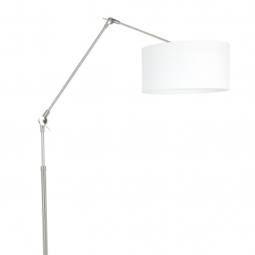 Steinhauer Prestige Chic Vloerlamp Met Wit Linnen Kap Ø40cm