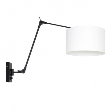 Steinhauer Prestige Chic Wandlamp Met Wit Linnen Kap Ø30cm