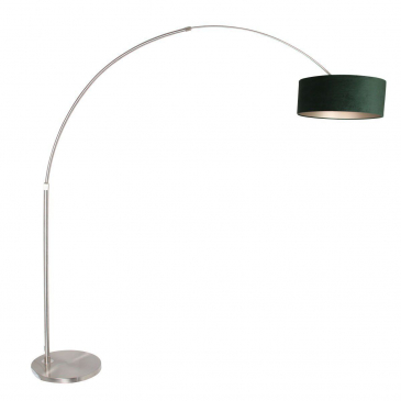 Steinhauer Sparkled Light Vloerlamp Met Groene Kap Ø50cm