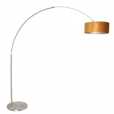 Steinhauer Sparkled Light Vloerlamp Met Gouden Kap Ø50cm