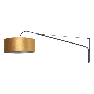 Steinhauer Elegant Classy Wandlamp Met Gouden Kap Ø50cm