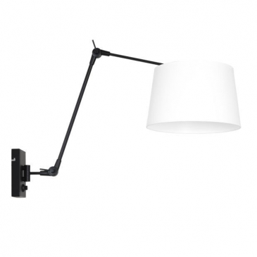 Steinhauer Prestige Chic Wandlamp Met Effen Witte Kap Ø30cm