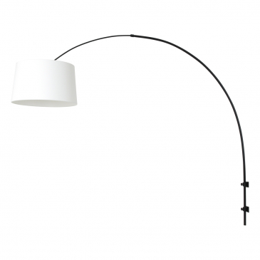 Steinhauer Sparkled Light Wandlamp Linnen Witte Kap Ø45cm