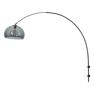 Steinhauer Sparkled Light Wandlamp Met Kunststof Kap Grijs Ø30cm