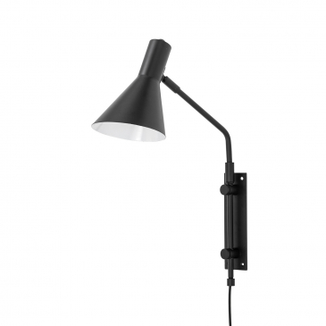 Bloomingville Edil Wandlamp Zwart Metal