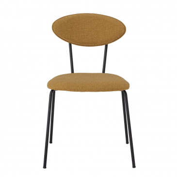 Bloomingville Mason Eetkamerstoel Geel Polyester