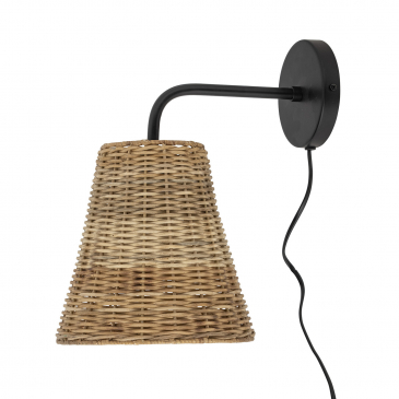 Bloomingville Thed Wandlamp Naturel Rotan