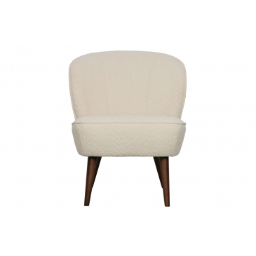 Woood Sara Fauteuil BouclÉ Creme
