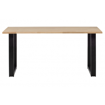 Woood Combi-tablo: Eiken 160x90cm & U-poot