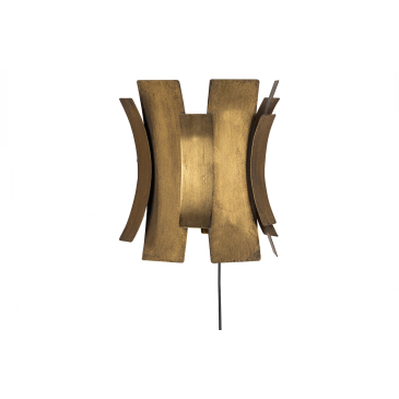 BePureHome Wandlamp Course Metaal Antique Brass