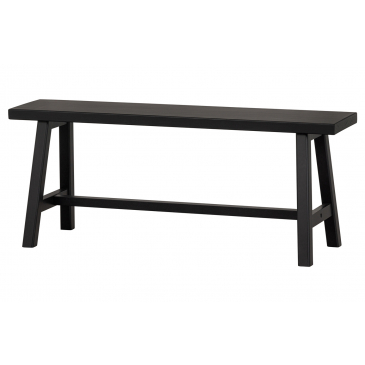 Woood Exclusive Bankje Imme Hout Zwart 110cm