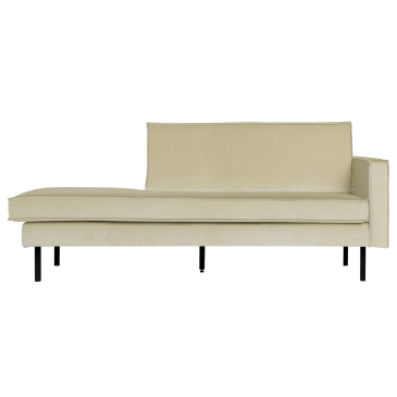 BePureHome Rodeo Daybed Right Velvet Pistache