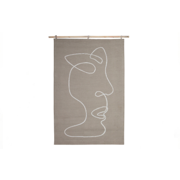 WOOOD Exclusive Wandkleed Zeno Groen 160x230cm