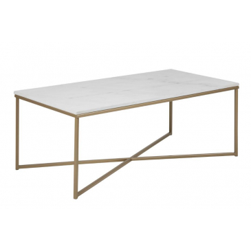 Salontafel Felien Marmer Wit 120cm - Giga Living